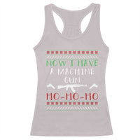 Now I Have A Machine Gun Racerback Tank Top Funny Christmas Movie Gun Lover - Wonder Print Shop
