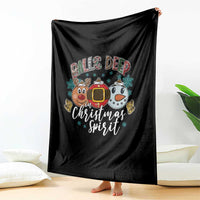 Funny Balls Deep In Christmas Spirit Throw Blanket Xmas Humorous Festive - Wonder Print Shop