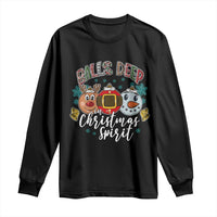 Funny Balls Deep In Christmas Spirit Long Sleeve Shirt Xmas Humorous Festive - Wonder Print Shop
