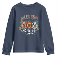 Funny Balls Deep In Christmas Spirit Youth Sweatshirt Xmas Humorous Festive - Wonder Print Shop