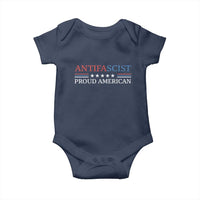 Antifascist Proud American Baby Onesie Fight Fascism Protest Liberal Democrat - Wonder Print Shop