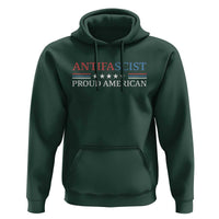 Antifascist Proud American Hoodie Fight Fascism Protest Liberal Democrat - Wonder Print Shop
