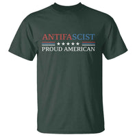 Antifascist Proud American T Shirt Fight Fascism Protest Liberal Democrat - Wonder Print Shop