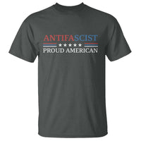Antifascist Proud American T Shirt Fight Fascism Protest Liberal Democrat - Wonder Print Shop
