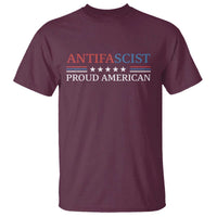 Antifascist Proud American T Shirt Fight Fascism Protest Liberal Democrat - Wonder Print Shop