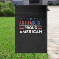 Antifascist Proud American Garden Flag Fight Fascism Protest Human Rights - Wonder Print Shop