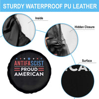 Antifascist Proud American Spare Tire Cover Fight Fascism Protest Human Rights - Wonder Print Shop