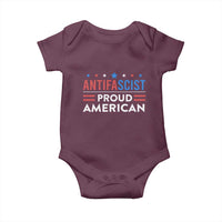 Antifascist Proud American Baby Onesie Fight Fascism Protest Human Rights - Wonder Print Shop