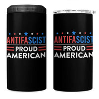 Antifascist Proud American 4 in 1 Can Cooler Tumbler Fight Fascism Protest Human Rights - Wonder Print Shop