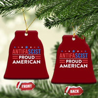 Antifascist Proud American Ceramic Ornament Fight Fascism Protest Human Rights - Wonder Print Shop