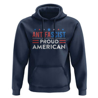 Antifascist Proud American Hoodie Fight Fascism Protest Human Rights - Wonder Print Shop