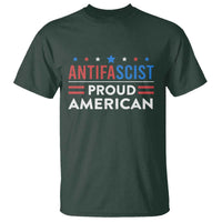Antifascist Proud American T Shirt Fight Fascism Protest Human Rights - Wonder Print Shop