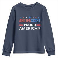 Antifascist Proud American Youth Sweatshirt Fight Fascism Protest Human Rights - Wonder Print Shop