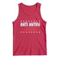 Fight Fascism Protest Anti Fascism Tank Top Vintage Stars And Stripes - Wonder Print Shop