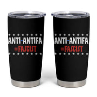 Fight Fascism Protest Anti Fascism Tumbler Cup Vintage Stars And Stripes - Wonder Print Shop