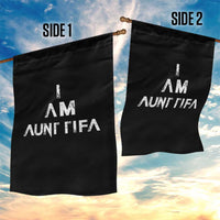 Funny I Am Aunt Tifa Garden Flag Political Satire Fight Fascism Protest - Wonder Print Shop