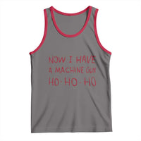 Now I Have A Machine Gun Tank Top Funny Xmas 90s Movie - Wonder Print Shop