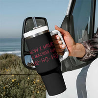 Now I Have A Machine Gun Tumbler With Handle Funny Xmas 90s Movie - Wonder Print Shop