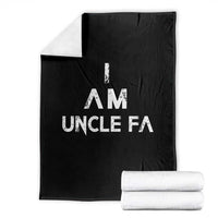 Funny I Am Uncle Fa Throw Blanket Political Satire Fight Fascism Protest - Wonder Print Shop