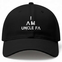Funny I Am Uncle Fa Baseball Cap Political Satire Fight Fascism Protest
