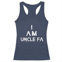 Funny I Am Uncle Fa Racerback Tank Top Political Satire Fight Fascism Protest - Wonder Print Shop