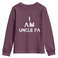Funny I Am Uncle Fa Youth Sweatshirt Political Satire Fight Fascism Protest - Wonder Print Shop