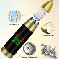 December 25 Christmas Sport Jersey Number Xmas Bullet Tumbler - Wonder Print Shop