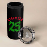 December 25 Christmas Sport Jersey Number Xmas 4 in 1 Can Cooler Tumbler - Wonder Print Shop