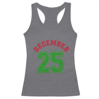 December 25 Christmas Sport Jersey Number Xmas Racerback Tank Top - Wonder Print Shop