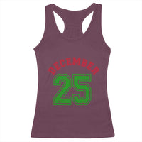 December 25 Christmas Sport Jersey Number Xmas Racerback Tank Top - Wonder Print Shop