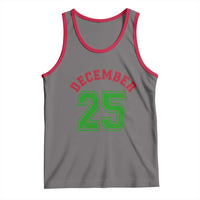 December 25 Christmas Sport Jersey Number Xmas Tank Top - Wonder Print Shop