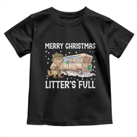 Funny Merry Christmas Litter's Full Cat Parody Toddler T Shirt Xmas Movie - Wonder Print Shop