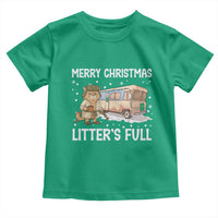Funny Merry Christmas Litter's Full Cat Parody Toddler T Shirt Xmas Movie - Wonder Print Shop
