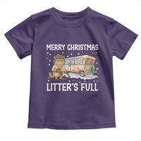 Funny Merry Christmas Litter's Full Cat Parody Toddler T Shirt Xmas Movie - Wonder Print Shop