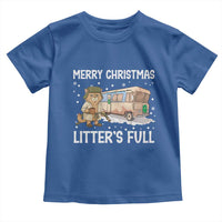 Funny Merry Christmas Litter's Full Cat Parody Toddler T Shirt Xmas Movie - Wonder Print Shop