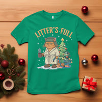 Funny Christmas Vacation Movie Litter's Full Cat T Shirt Xmas Tree - Wonder Print Shop