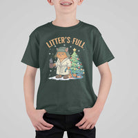Funny Christmas Vacation Movie Litter's Full Cat T Shirt For Kid Xmas Tree - Wonder Print Shop