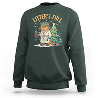 Funny Christmas Vacation Movie Litter's Full Cat Sweatshirt Xmas Tree - Wonder Print Shop