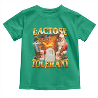 Funny Christmas Santa Lactose Tolerant Toddler T Shirt Xmas Tummy Ironic Sarcastic Meme - Wonder Print Shop