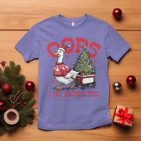 Funny Oops I Got Another Tree Funny Christmas Goose T Shirt - Wonder Print Shop
