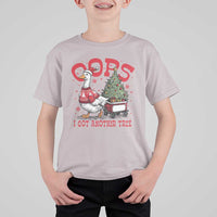 Funny Oops I Got Another Tree Funny Christmas Goose T Shirt For Kid - Wonder Print Shop
