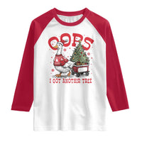 Funny Oops I Got Another Tree Funny Christmas Goose Raglan Shirt - Wonder Print Shop