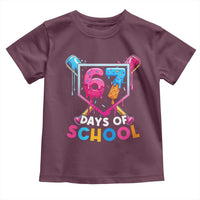 Funny 67 Days Of School Baseball Drip Toddler T Shirt Six Seven Meme Gen Alpha - Wonder Print Shop