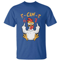 Funny F Caw F 67 Meme T Shirt Cartoon Chicken Six Seven Poultry Humor - Wonder Print Shop