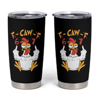 Funny F Caw F 67 Meme Tumbler Cup Cartoon Chicken Six Seven Poultry Humor - Wonder Print Shop