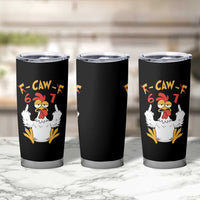 Funny F Caw F 67 Meme Tumbler Cup Cartoon Chicken Six Seven Poultry Humor - Wonder Print Shop