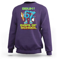 Funny Bruh 67 Days Of School Sweatshirt Six Seven Meme Pixel Game Gen Alpha - Wonder Print Shop