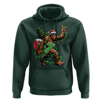 Funny Santa Bigfoot 67 Christmas Tree Xmas Lights Hoodie - Wonder Print Shop