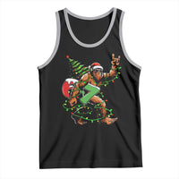 Funny Santa Bigfoot 67 Christmas Tree Xmas Lights Tank Top - Wonder Print Shop