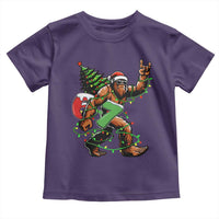 Funny Santa Bigfoot 67 Christmas Tree Xmas Lights Toddler T Shirt - Wonder Print Shop